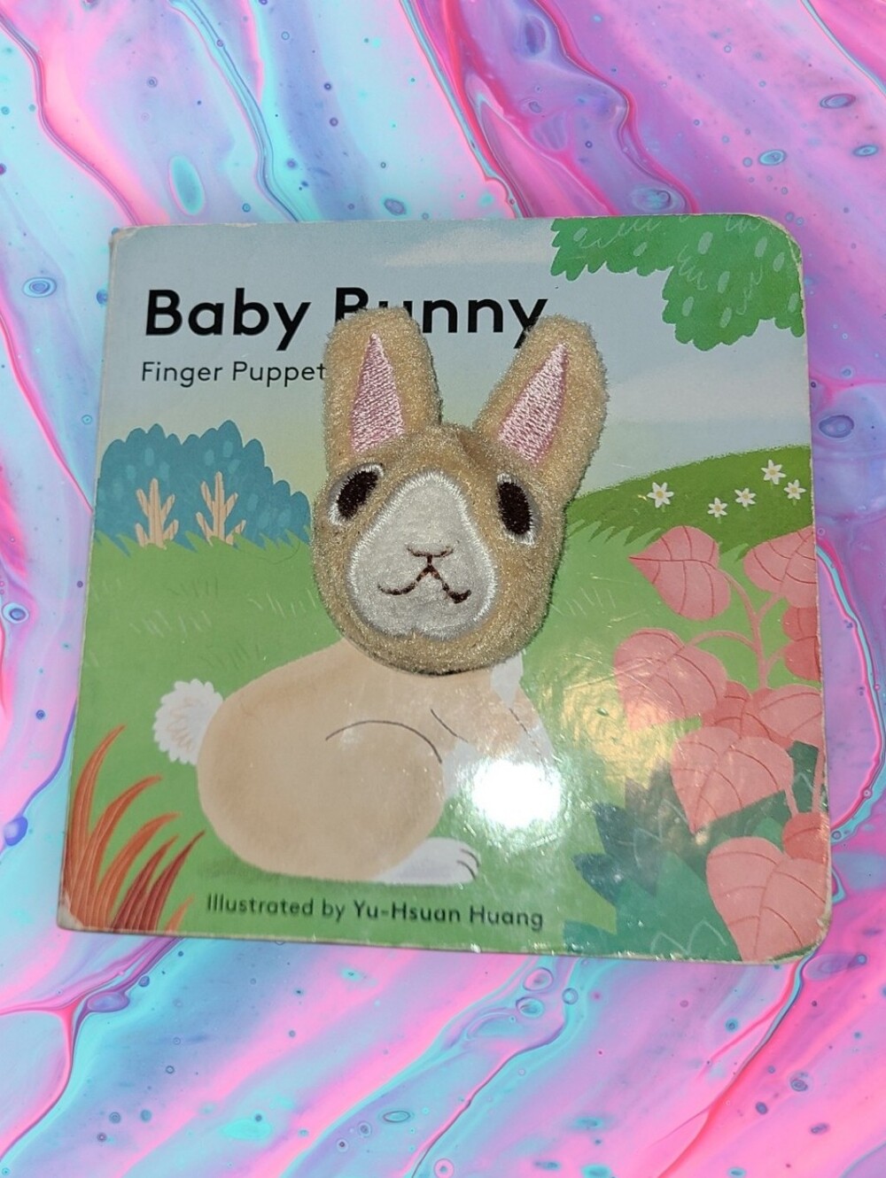 Baby bunny finger puppet board book